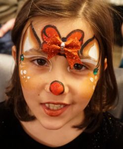 Christmas theme professional face painting St. Charles, Geneva, Elgin,  Chicago – Midwest Fun Factory, Inc.