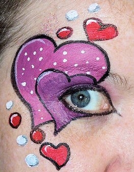 Valentine's Day Face Painting Chicago Face Painter